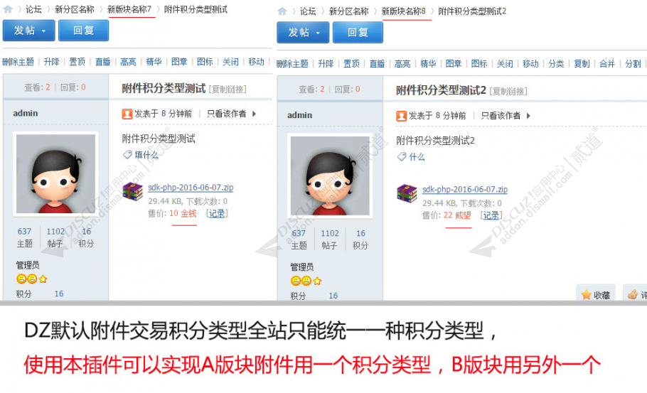 附件交易积分自定义 1.4.1(exx_attachcredit)-1