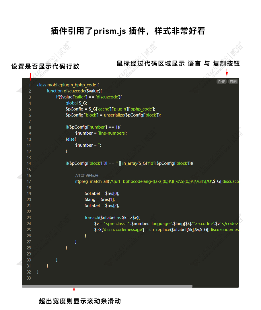 prism代码高亮 代码高亮(bphp_code)-1